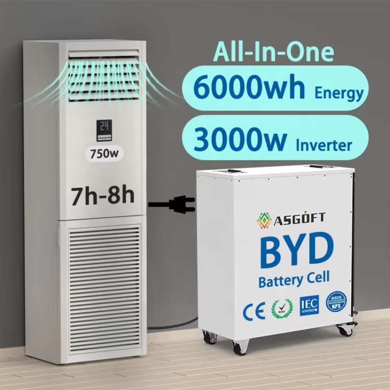Hybrid Solar Inverter - 6kwh Outdoor Alles-in-één ESS Home Energieopslag