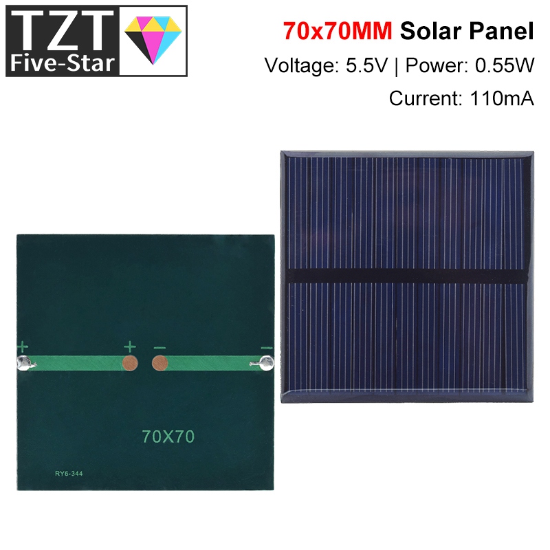 Jinko Solar Panel Cheetah - TZT 1/3PCS 5.5V 110mA zonnepaneel polykristallijne