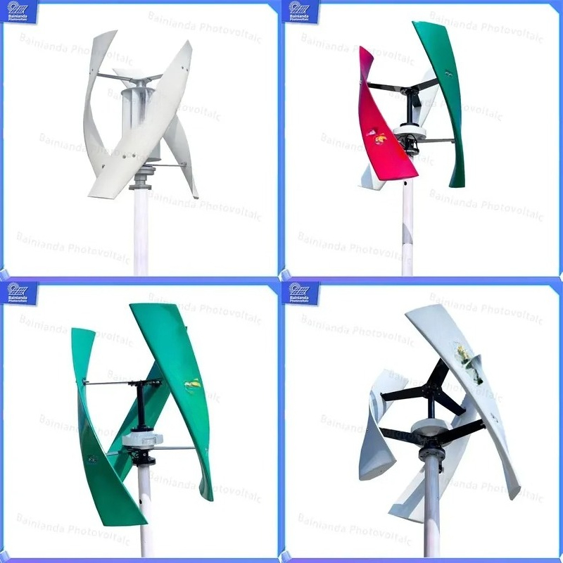 Wind Solar Hybrid Kit - 600W 1KW Verticale As Windturbine Generator