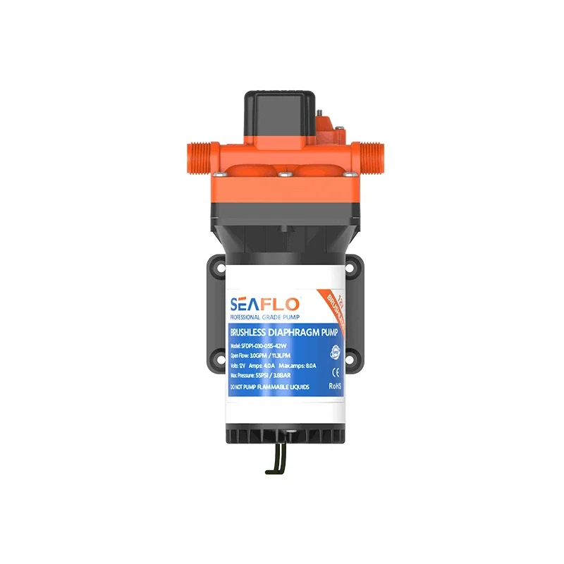 Solar Water Pump - SEAFLO 12V Borstelloze Motor Circulatiepomp 5.0GPM