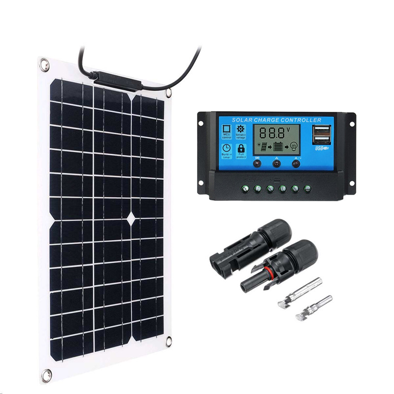 Renewable Energy Yacht - 15W zonnepaneelset met 18V zonnecontroller voor