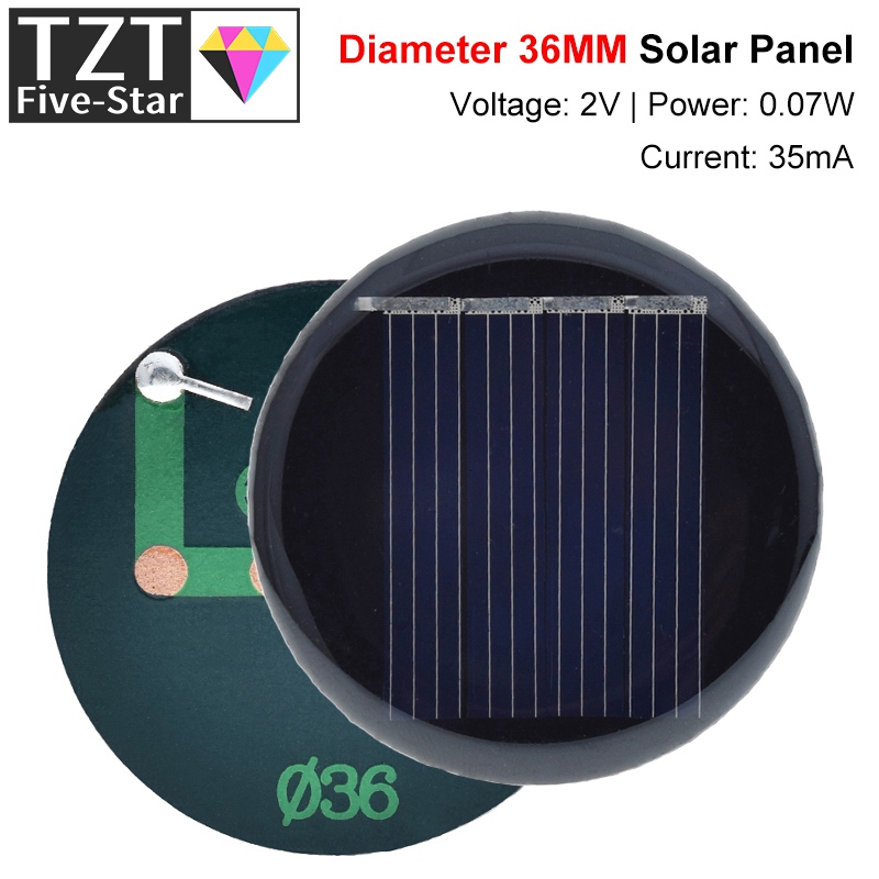 1/3/5PCS 2V 35mA 0.07W D36MM P - Jinko Solar Panel Cheetah recensie en prijs