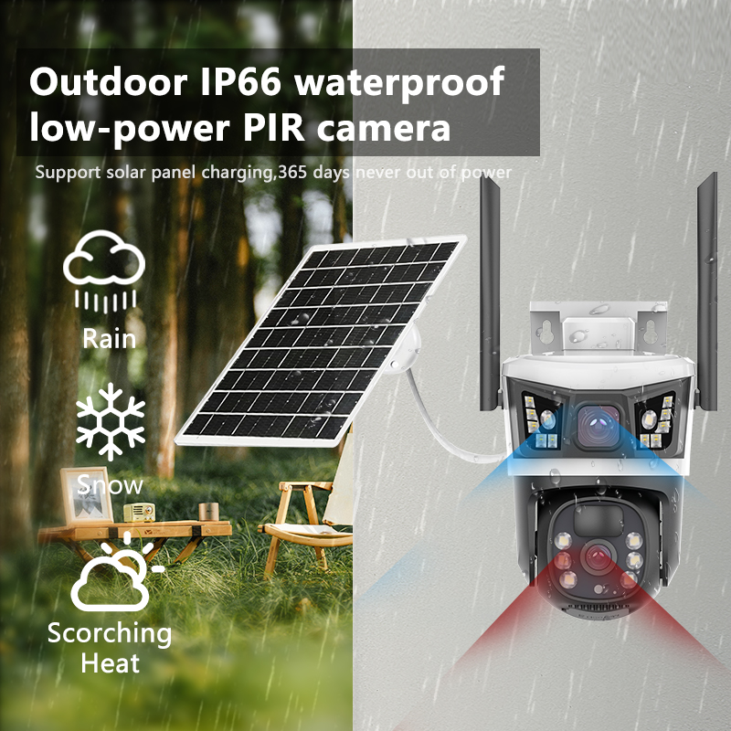 12MP 6K Solar Beveiligingscame - Jinko Solar Panel Cheetah recensie en prijs