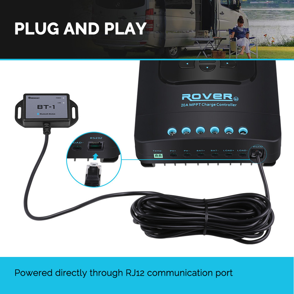 Renogy Bluetooth-module RJ12 c - Renogy Controller Rover recensie en prijs