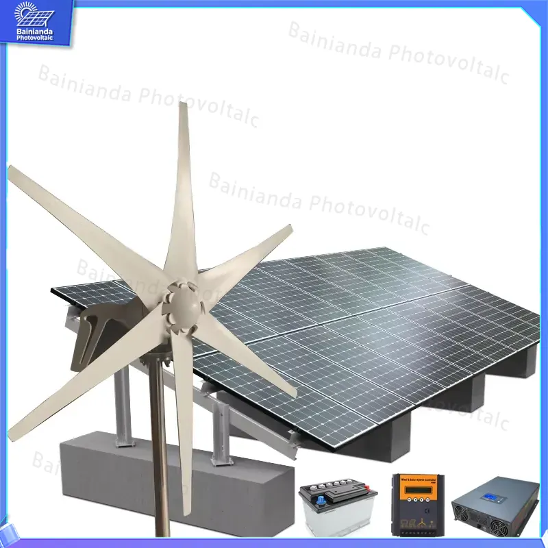 Verticale windturbinegenerator - Wind Solar Hybrid Kit recensie en prijs