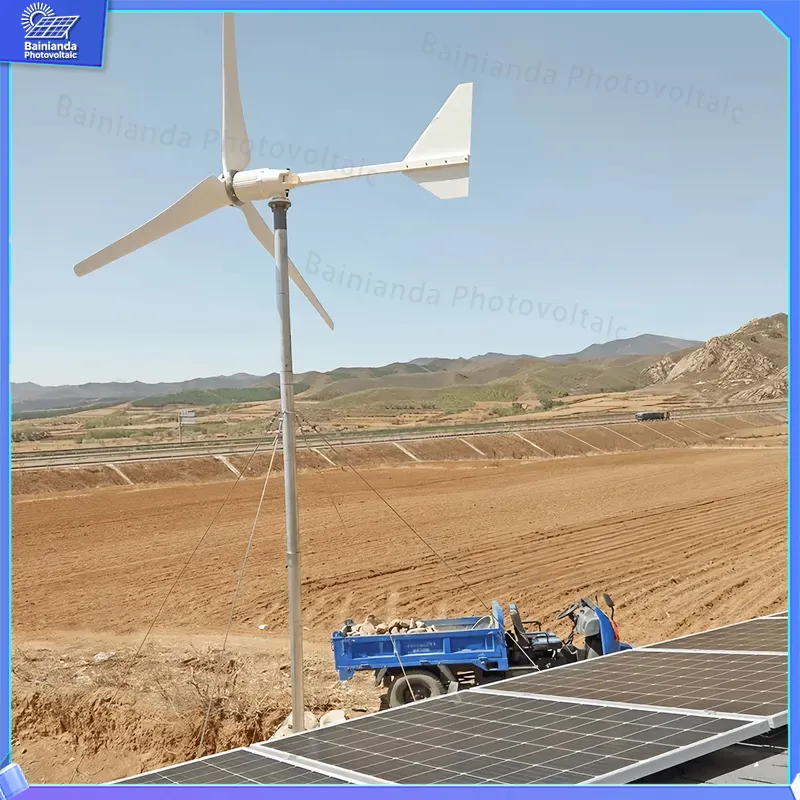 Verticale windturbinegenerator - Wind Solar Hybrid Kit recensie en prijs